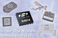 Silicon Labs stellt Funk-Fernsteuerung auf einem Chip vor