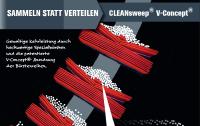Große Betriebsflächen schnell kehren und große Materialmengen schnell bewältigen