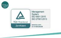 fintus erhält ISO-Zertifizierung des TÜV Rheinland