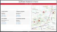 Apotheken-Notdienst-Anzeige jetzt auch für die FrontFace 4 Digital Signage Software verfügbar!