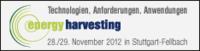 Fachtagung "Energy Harvesting 2014" am 8. und 9. April 2014 in Stuttgart