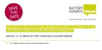 13. Battery Experts Forum Aschaffenburg