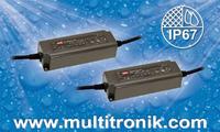 PWM-40/60–Wasserfeste LED-Netzteile mit aktivem PFC