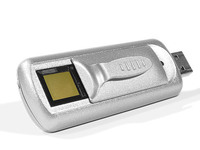 Sicherheits- und Werbemaßnahme zugleich: USB-Stick gibt Daten nur nach Scan des Fingerabdrucks preis