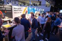 Dialog Area auf dem OMR Festival: Deutlich mehr Aussteller als im letzten Jahr
