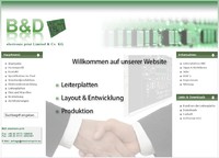 Suchfunktion ab dem 04.05.2009 auf der Website B&D electronic print Ltd. & Co. KG