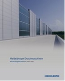 Heidelberger Druckmaschinen AG veröffentlicht Nachhaltigkeitsbericht für das Geschäftsjahr 2006/2007