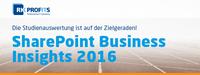 SharePoint Business Insights 2016 Studie punktet mit hoher Beteiligung!
