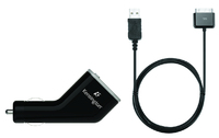 Zwei kleine Schwarze für unterwegs: Car Charger für iPhone und iPod