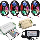 20 Meter RGB LED Komplettset mit Funk RGB Controller und sämtlichem Zubehör unter 200 Euro