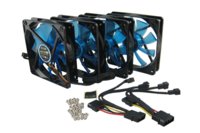 "WING 12 UV Blue - Multipack" Gehäuselüfterserie