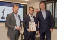 Feierliche Urkundenübergabe für Erreichen der Finalrunde beim Großen Preis des Mittelstandes
