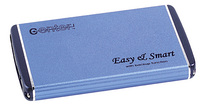 c-enter 2,5" Festplattengehaeuse "Blue-Design" - OneTouchbackup
