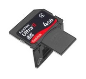 SanDisk verstärkt die Kapazitäten der High Performance SanDisk Ultra II - Serie mit den 4GB SDHC Plus- und 8GB Memory Stick Pro Duo-Speicherkarten