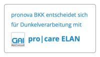 pronova BKK entscheidet sich für Dunkelverarbeitung mit pro|care ELAN