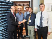 Neue Prüfkabine im EMV-Labor bei HBM Test and Measurement
