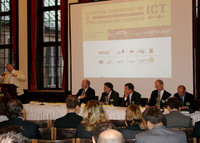Europäische Logistikexperten auf der "3rd European Conference on ICT for Transport Logistics" in Bremen