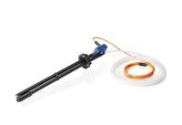 Suction lance with continuous level measurement