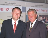Von Wirtschaftsminister und Caritas geehrt für soziale Verantwortung