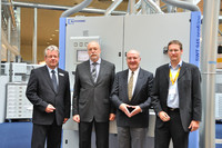 Hoher Besuch auf der LIGNA in Hannover