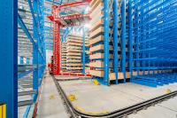 Holzplatten vollautomatisch Kommissionieren