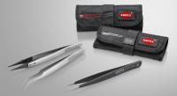 KNIPEX Pinzettensortiment: Spezialisten für feinstes Greifen, Halten und Schneiden