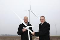 Drei neue Windräder der NEW in Linnich versorgen 6.300 Haushalte mit Strom