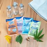 Zum Patent angemeldet: Vom Pulver zum flüssigen Kosmetikprodukt für mehr Nachhaltigkeit im Badezimmer