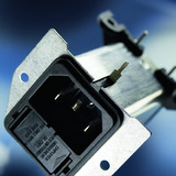 Compact Power Entry Module for PCB Mounting