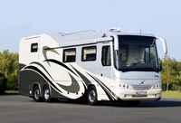 12 m Reisemobil, 3 Erker, 3 Achsen, 420 PS, 25t ZGG, PKW-Garage für BMW-Mini