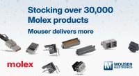 Authorized Distributor Mouser Electronics Stocks Widest Selection of Molex Products