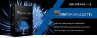 Raynet's software deployment solution RayManageSofti has been officially released in version 11.4