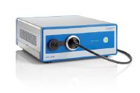 Stray light corrected array spectrometer reliably determines blue light hazard