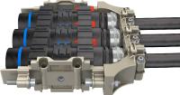 Industrial connectors and fluid quick couplings for the railway industry