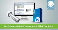 Zertifizierte native CAD Standards nach SAE/AS: 3D Modelle von Komponenten für Dassault SOLIDWORKS