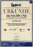 GOTS SERCAM mit intec Preis 2009 ausgezeichnet