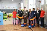 Logwin supports Save the Children's "Child Friendly Space" for refugee children in Berlin Tempelhof