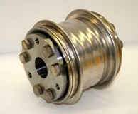 Einsatz von torsionssteifen Metallbalgkupplungen in Spezial-Hochgeschwindigkeits-Prüfständen.