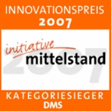 Pro Dokument gGmbH aus Kassel mit dem Innovationspreis 2007 der Initiative Mittelstand ausgezeichnet
