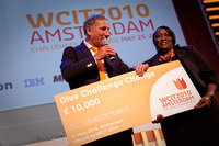 Elizabeth Mukasa from Uganda awarded with WCIT 2010 Award for IT platform
