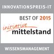 BEST OF 2015 Wissensmanagement "IT-Unternehmer Coaching 2014"