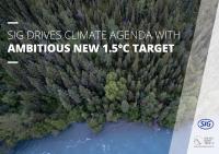 SIG drives climate agenda with ambitious new 1.5°C target