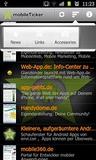 mobileTicker 2.0: Mobile Business News2Go auf Android-Geräten