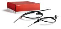 Cables for parking brake and clutch actuation