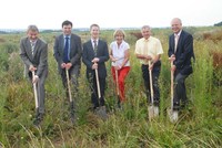 1. Spatenstich für Bioerdgasanlage im Gewerbepark Gollhofen- Ippesheim