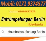 Wir haben heute und diese Woche freie Entrümpelung Termine