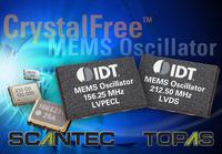 IDT Introduces World's First Piezoelectric MEMS Oscillators for High-performance Applications