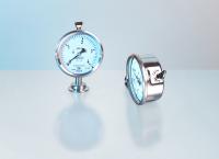 Hygienic diaphragm pressure gauge: IP68 for cleaning with highly aggressive media