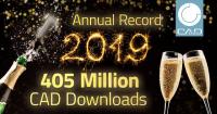 Un brindisi per CADENAS: 405 milioni di modelli CAD 3D scaricati nell'anno da record 2019