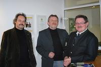 Innenstaatssekretär Eck bei Ludwig & Höhne - Gratulation zum Sieger Nachhaltigkeitspreis Mainfranken